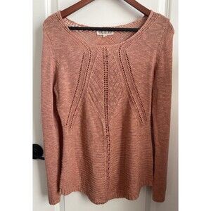 Pink Rose Knit Sweater